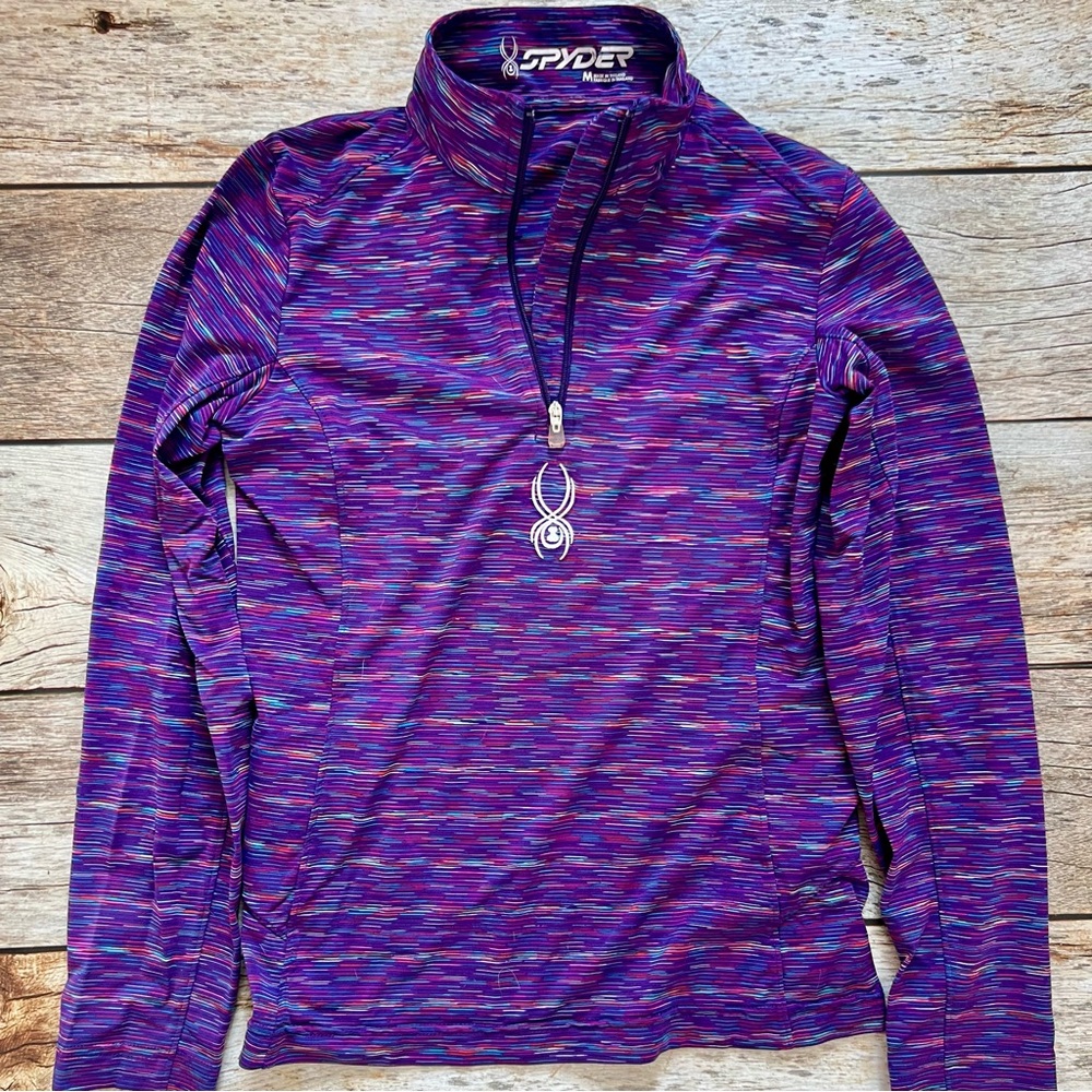 Spyder Multicolor Quarter-Zip Pullover